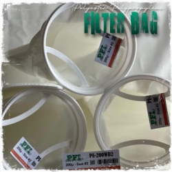 polyester polypropylene filter bag polylock ring  medium